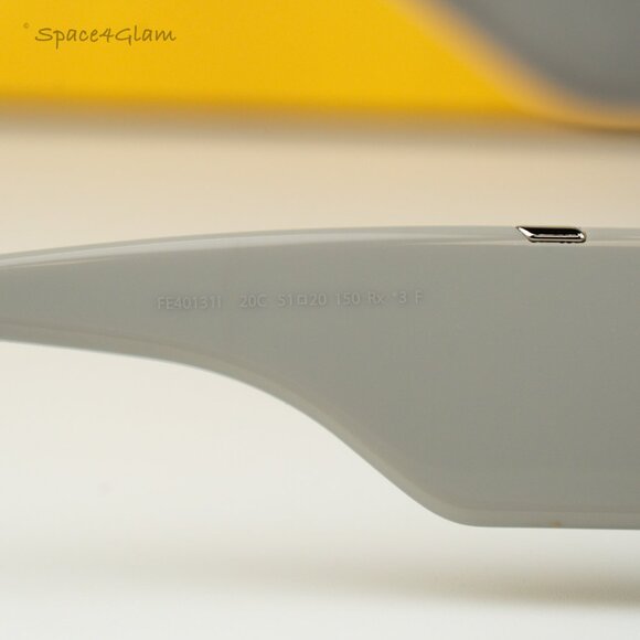 Fendi Women Sunglasses Grey Mirror Rectangle FE40131I DIAGONAL 20C NEW AUTHENTIC main image 5